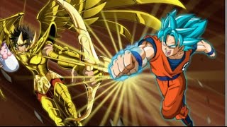 Goku vs Aioros de Sagitario Resultados [upl. by Yrffoeg831]