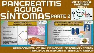 PANCREATITIS AGUDA SIGNOS Y SÍNTOMAS  GuiaMed [upl. by Ahsatsana]