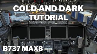 iFly B737 MAX8 Cold and Dark startup and Weight and Balance tutorial [upl. by Ennael]