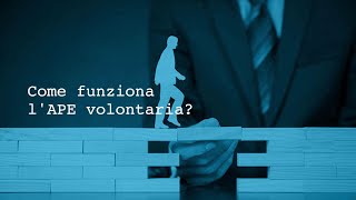 Pensioni come funziona lApe volontaria Per estinguere il prestito servono 260 rate [upl. by Eatnoid]