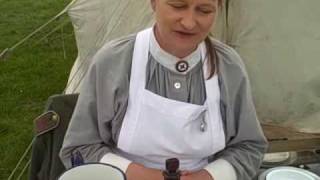 Festival of History 2009 Christine Dyke World War I German nurse [upl. by Mazurek]