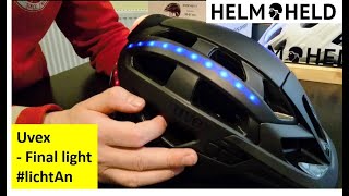 Fahrradhelm  uvex  final light  unboxing Deutsch  powered by helmheldde [upl. by Danya632]