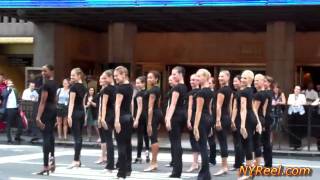 Rockettes in Rehearsal Radio City Christmas Spectacular [upl. by Haleemaj]