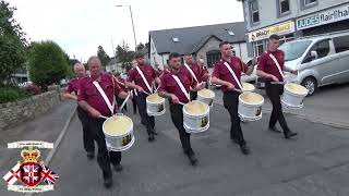 Castlederg Young Loyalists Old Boys FB 8  11th Night in Castlederg 2024 [upl. by Eiuqnimod]