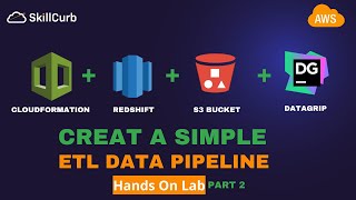 Creating a Simple ETL Data Pipeline using Amazon Redshift and DataGrip Part2 [upl. by Yecram]