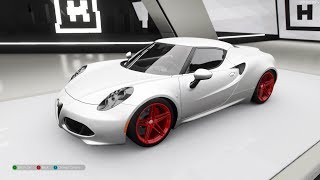 Forza Horizon 4  2014 Alfa Romeo 4C  Customize and Drive [upl. by Ahsel]