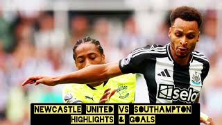 Newcastle United vs Southampton 10 Highlights  Premier League  Fabian Schär Red Card Headbutts [upl. by Zaneski]