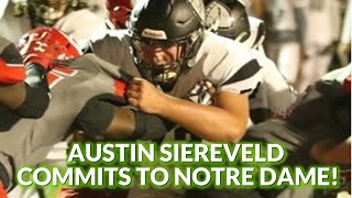 Notre Dame Football Recruiting News Today  Austin Siereveld Commits  Shorts [upl. by Giorgi690]