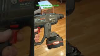 Parkside teamX 20V Battery on Bosch professional drill [upl. by Shirk]