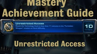 Unrestricted Access Mastery Achievement  Starcraft 2 Legacy of the Void [upl. by Netnert]