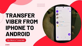 How to Transfer Viber Messages from iPhone to Android The Only Working Way [upl. by Katine178]