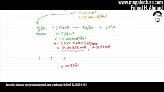 1  Moles Practice Question on Percentage Purity  Mega Lecture  Past Paper Practice [upl. by Nylirac953]