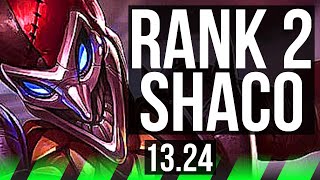 SHACO vs KAYN JNG  Rank 2 Shaco 907 800 games Legendary  BR Challenger  1324 [upl. by Nyloc]