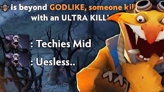 TECHIES MIDUSELESS This Game will change his mind about techies [upl. by Elin]