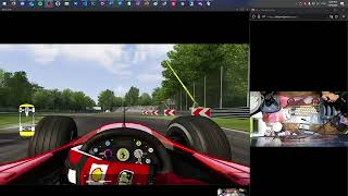 f2004 monza any no steering wheel world record 202585 [upl. by Kella]