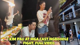 KIM CHIU PAULO AT MGA CAST SAMA SAMANG NAGBOODLE FIGHT AT NAGCELEBRATE FULL VIDEO [upl. by Enyalaj]