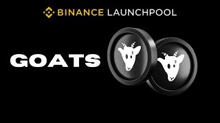 Goats Airdrop Binance Listing  Goats Airdrop Price Revel [upl. by Guidotti]