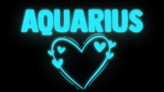 AQUARIUS WOW…TWO PEOPLE cannot stop thinking about you But only one wants commitment ♥️ [upl. by Eudora]