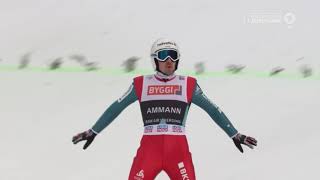 Skifliegen Vikersund 2017 Simon Amann 2395m FULL HD [upl. by Anirazc125]