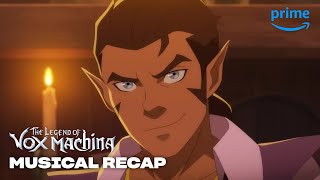 The Legend Of Vox Machina Season 1 Musical Recap  Prime Video [upl. by Krahling]