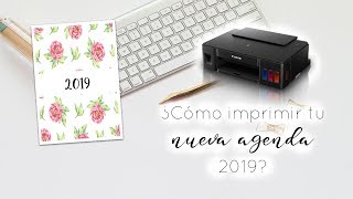 Cómo imprimir tu nueva agenda 2019  Julieta Jareda [upl. by Rey]