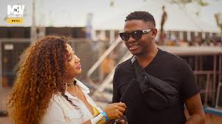 Dj Bongz aka Mr Gwara Gwara Gagasi fm beach festival 2018 Catch with Lorreta [upl. by Sink493]