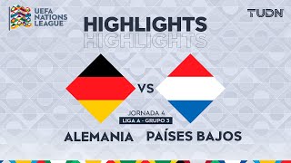 HIGHLIGHTS  Alemania vs Holanda  UEFA Nations League 2024  TUDN [upl. by Ludmilla]