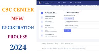 CSC CENTRE REGISTRATION PROCESS IN 2024jnrstartech [upl. by Yeorgi]