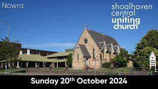 SCUC Nowra Worship Service  20 October 2024 [upl. by Ahsiya]