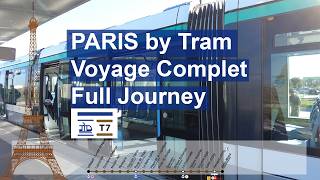 Paris Metro Tram Voyage Complet Full Journey [upl. by Enner]