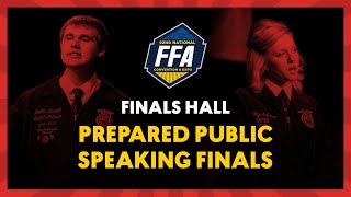 Prepared Public Speaking Finals  2019 National FFA Convention amp Expo [upl. by Pressey]