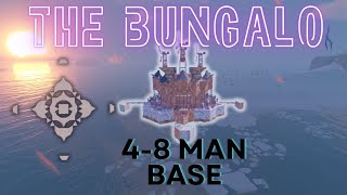 Rust 48 man Base  3 walls to open core  The Bungalo  Showcase [upl. by Bartosch157]