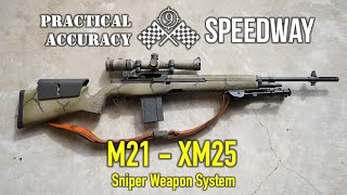 M21 SWS M14 Sniper 🏁 Speedway  Long Range On the Clock   Practical Accuracy [upl. by Esilec]