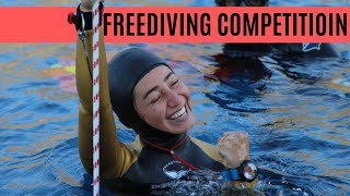 Freediving National Record by Sahika Ercumen  Freediving Competition [upl. by Aristotle252]