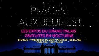 Avec quotPlaces aux Jeunesquot les portes du Grand Palais sont ouvertes [upl. by Kobi68]