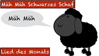 Mäh Mäh Schwarzes Schaf  Lied  Deutsch lernen [upl. by Thaxter]