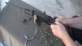 miniature machinegun M2HB 17HMR rimfire beltfed by Lakeside Machine [upl. by Nnoj228]