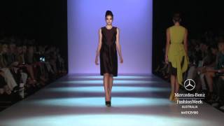 MATICEVSKI  MERCEDESBENZ FASHION WEEK AUSTRALIA SPRING SUMMER 201213 COLLECTIONS [upl. by Oiralih]