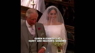 Queen elizabeths reaction on his sons and grandsons wedding queenelizabeth edit [upl. by Oitaroh611]