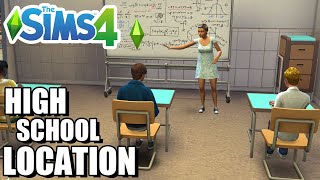 How To Find The High School Location  The Sims 4 [upl. by Eldwun360]