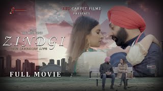 Zindgi  The Canadian Life Latest Punjabi Movie 2024  Ravi Inder Sidhu  Angrez Brar [upl. by Ydissac]