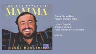 Luciano Pavarotti  Parlami damore Mariu Official Audio [upl. by Naihr375]