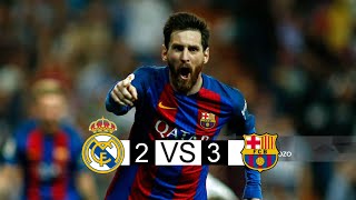 Real Madrid vs Barcelona  23  extended highlights and Goals  el Clasico 201617 [upl. by Behlke]