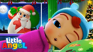 Yes Yes Go To Sleep On Christmas Eve  Little Angel Kids Songs amp Nursery Rhymes [upl. by Wahs]