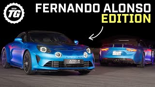 FIRST LOOK Alpine A110R – The Most Hardcore A110 Yet  Fernando Alonso Edition  Top Gear [upl. by Bradeord]