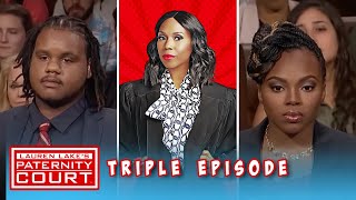 Triple Episode Man Brings Woman Who has Been Avoiding DNA Test to Court  Paternity Court [upl. by Staten]