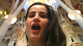 ¡LA SAGRADA FAMILIA ES IMPRESIONANTE  Vlog en España 🇪🇸 [upl. by Eniger]