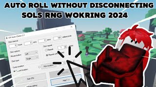 HOW TO AUTO ROLL WITHOUT DISCONNECTINGRoblox SOLS RNG [upl. by Desirea]