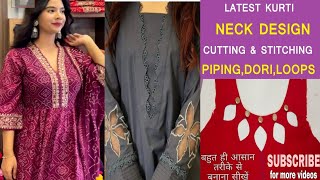 V Placket Cutting And Stitching Winter Neck Designs 2024fashion fusion [upl. by Almap191]