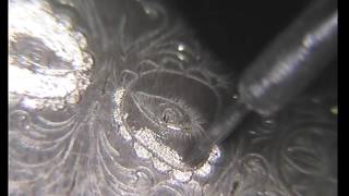 Hand Engraving Stippling tecniques [upl. by Grous]